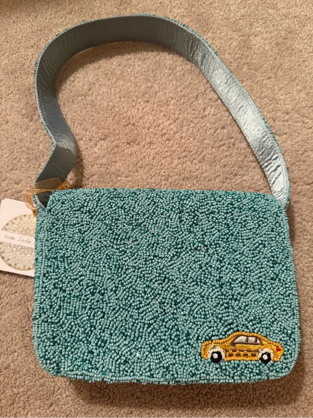 ONE DAY - DISCOUNT SALE & SHIP Viral beaded bag - detailed NYC beaded bag